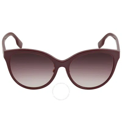 Burberry Betty Gradient Violet Cat Eye Ladies Sunglasses Be4365f 39798h 57 In Multi