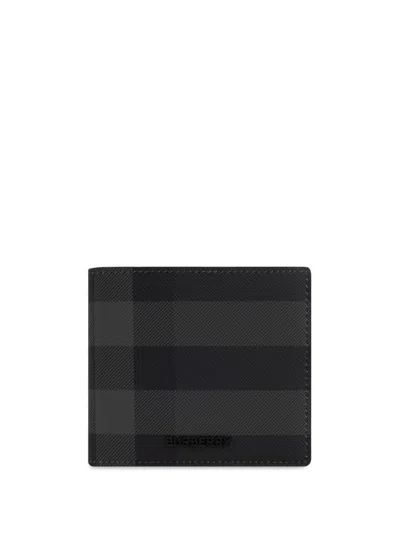 Burberry Bi-fold Card Holder In Grau