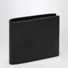 Burberry Bi-fold Leather Wallet In Black