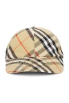 BURBERRY BIAS CHECK BASEBALL HAT