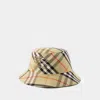 Burberry Printed Polyester Blend Bucket Hat In Multi