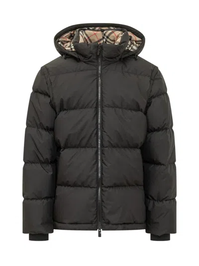 Burberry Bideford Jacket In Black