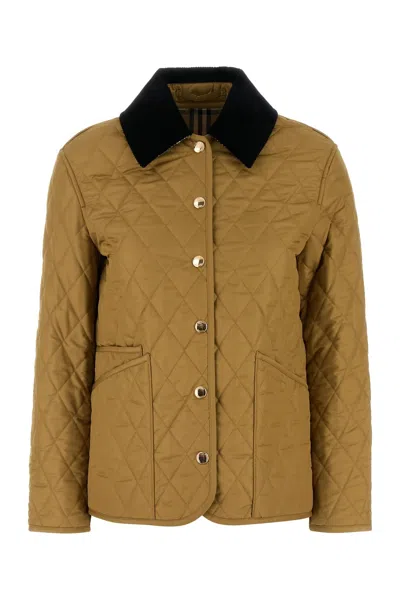 BURBERRY BIEGE POLYESTER JACKET