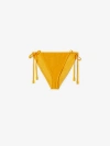 Burberry Side-tie Bikini Briefs In Sunflower