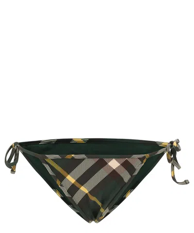 Burberry Bikini Bottoms In Green