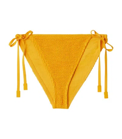 Burberry Bikini Bottoms In Yellow