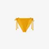 Burberry Side-tie Bikini Briefs In Sunflower