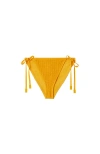 Burberry Side-tie Bikini Briefs In Sunflower