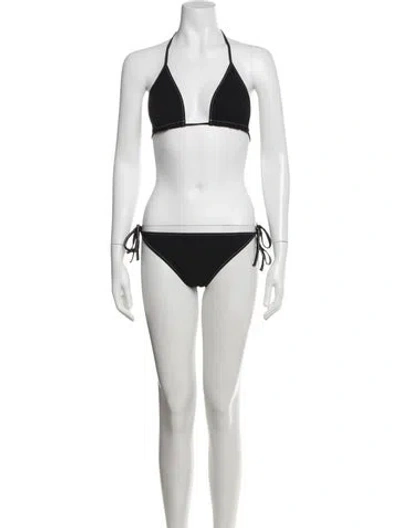 Pre-owned Burberry Bikini In Brown