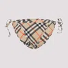 Burberry Sand Beige Bottom Bikini In Multi