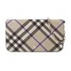 Burberry Bin Wallet On Chain In Gray