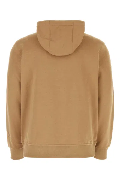 Burberry Biscuit Cotton Sweatshirt In Camel