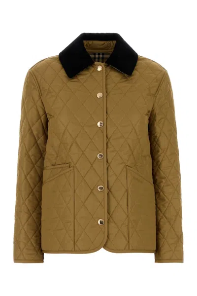 Burberry Dranefeld Quilted Jacket In Brown