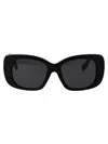 Burberry Black Acetate Sunglasses In Black