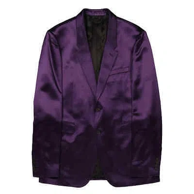Pre-owned Burberry Black Amethyst Tailored Single-breasted Blazer