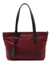 Burberry Black & Red Nylon Logo Ardwell Small Tote (authentic )