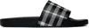 Burberry Furley Check Slide Sandal In Calico Check