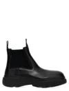 Burberry Chelsea Creeper Ankle Boots In Black