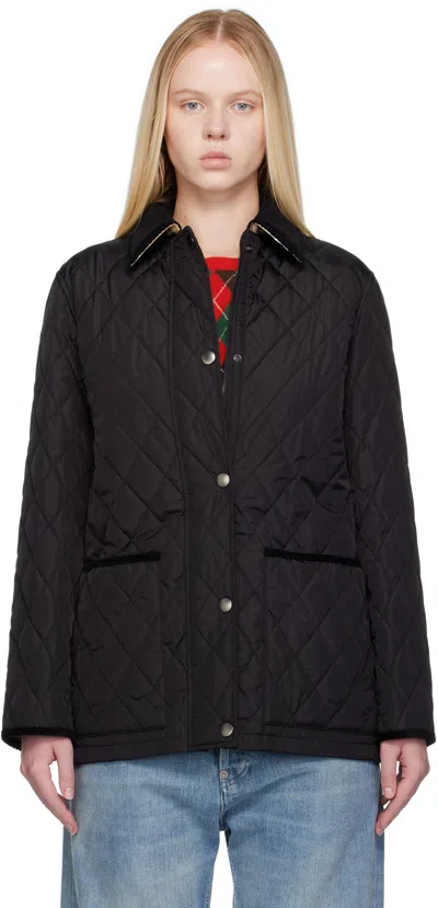 Burberry Black Broadway Quilted Nylon Jacket