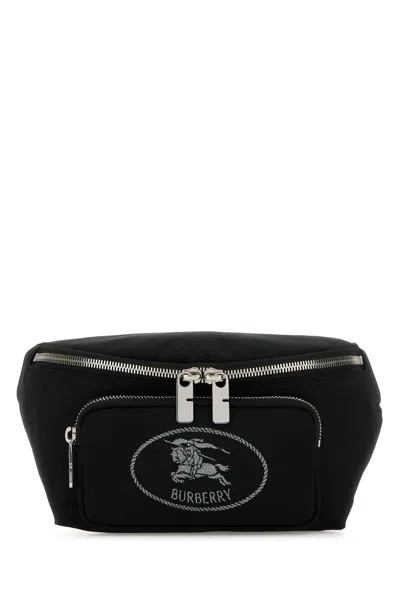 Burberry Black Canvas Belt Bag