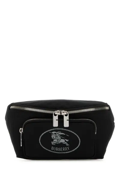 Burberry Black Canvas Belt Bag