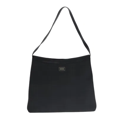 Pre-owned Burberry Black Canvas Shoulder Bag ()