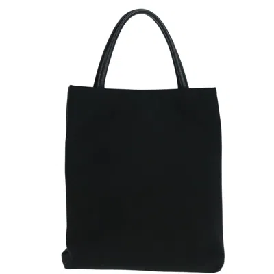 Pre-owned Burberry Black Canvas Tote Bag ()