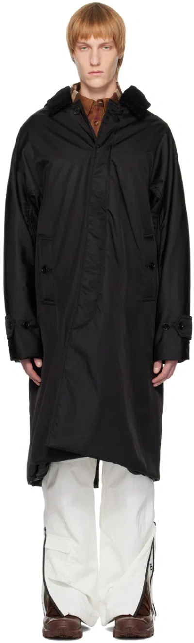 Burberry Black Car Coat