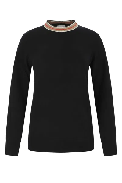 Burberry Black Cashmere Sweater In A1189