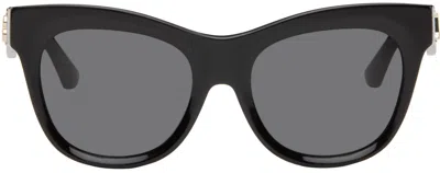 Burberry Black Cat-eye Sunglasses In 300187 Black