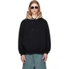 Burberry Cotton Check Pattern Drawstring Hooded Sweater With Front Zip