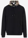 Burberry Iconic Check Pattern Hooded Cotton Top