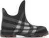 Burberry Women's Lf Marsh Low Ankle Boots In Black Ip Chk