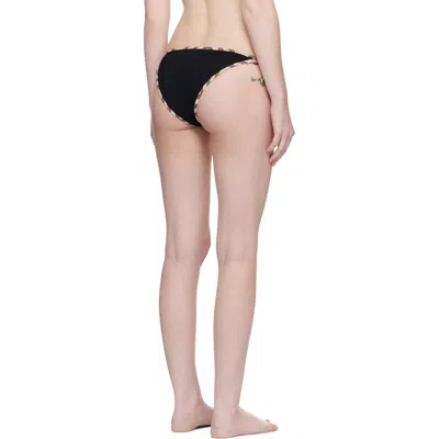 Burberry Black Check Trim Bikini Swimsuit
