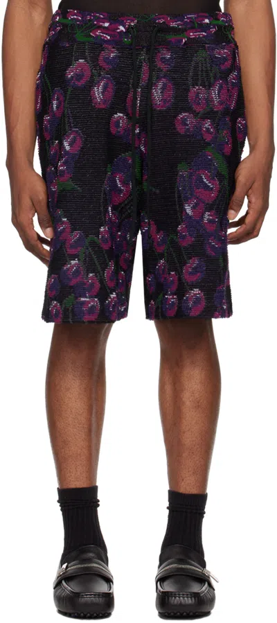 Burberry Cherry Cotton Silk Shorts