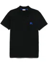 Burberry Black Classic Polo In Black