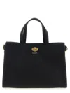 Burberry Black Cotswolds Small Tote In Black