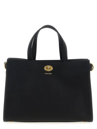Burberry Black Cotswolds Small Tote