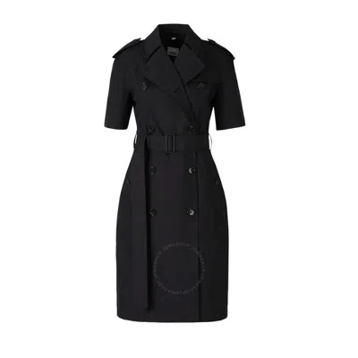 Burberry Double Breasted Short In Black