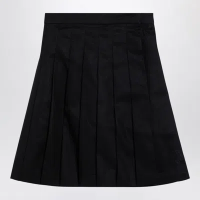 Burberry Black Cotton-blend Skirt