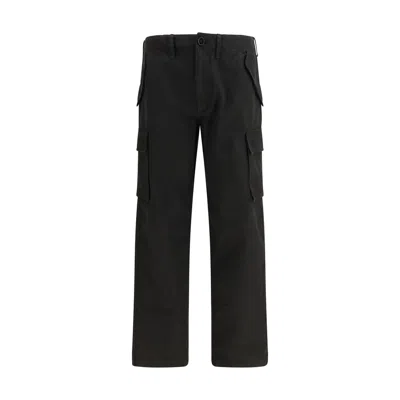 Burberry Black Cotton Cargo Pants