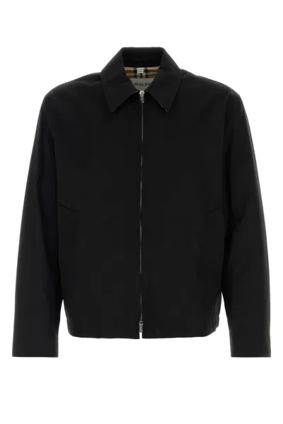 Burberry Jackets And Vests In Black