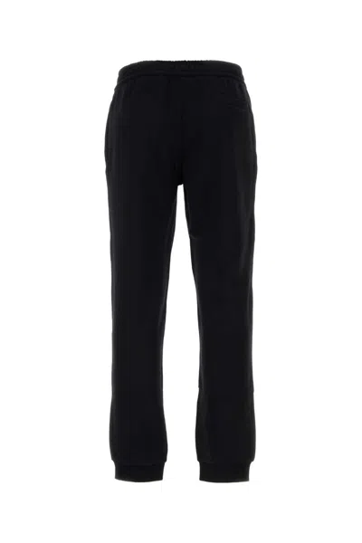 BURBERRY BLACK COTTON JOGGERS