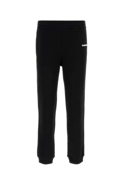 Burberry Black Cotton Joggers