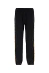 Burberry Men Black Cotton Joggers