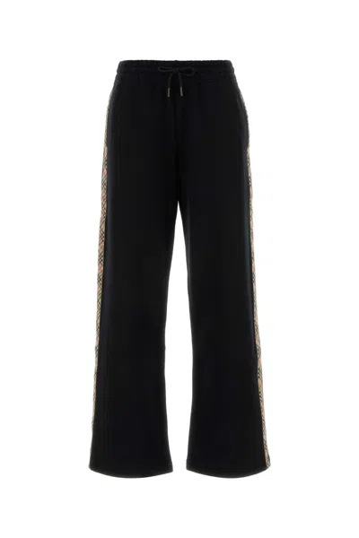 Burberry Women Black Cotton Joggers