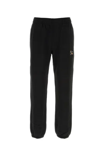 Burberry Black Cotton Joggers