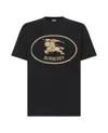 Burberry Cotton T-shirt With Knight Stamp
