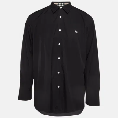 Pre-owned Burberry Black Cotton Long Sleeve Shirt Xxl