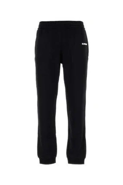 Burberry Black Cotton Men's Jogging Pants For Ss24